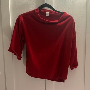 Red swoops shirt from Amazon